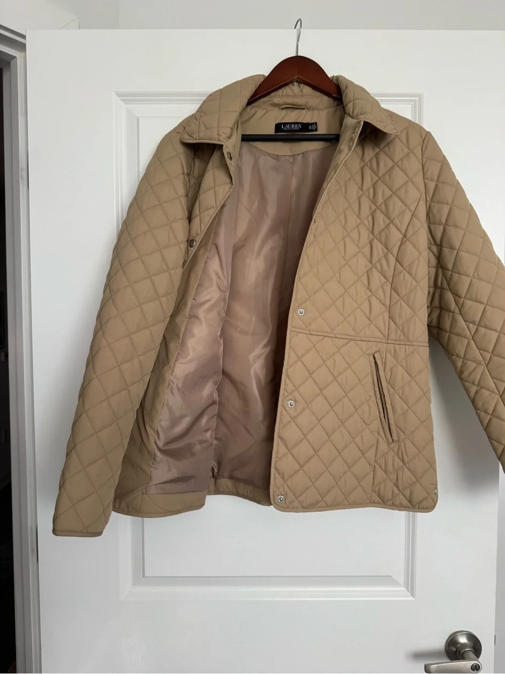 Lauren Ralph Lauren women’s diamond quilted barn jacket XL